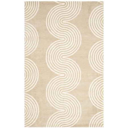 SAFAVIEH Chatham Large Rectangle Rugs, Beige and Ivory - 8 x 10 ft. CHT761H-8